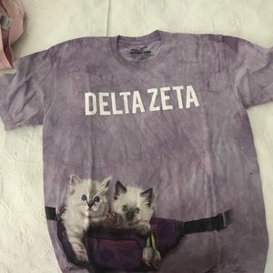Delta Zeta Cat T-shirt